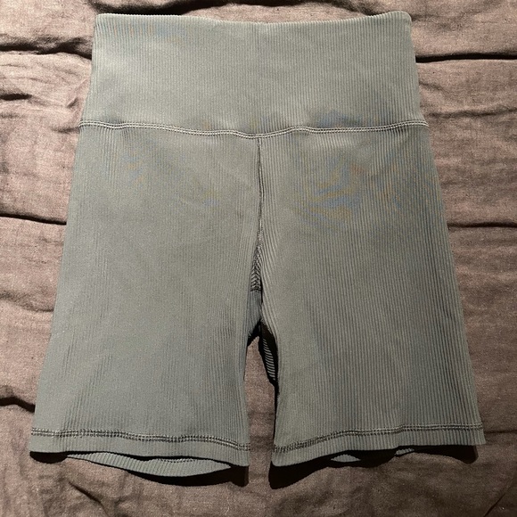 Athleta Pants - High-rise Green/Sage Athleta Biker shorts